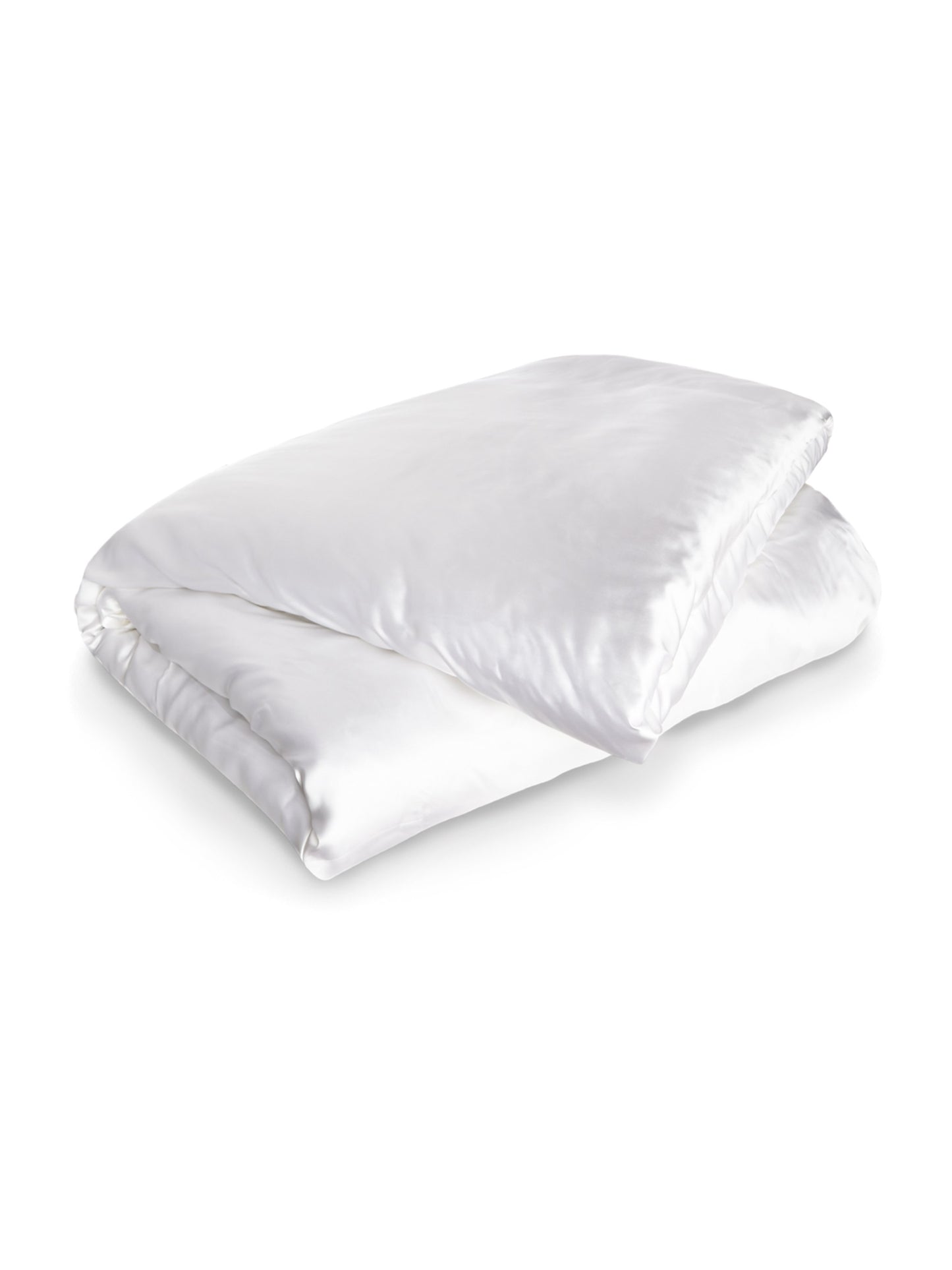 St Tropez White Silk Duvet Cover
